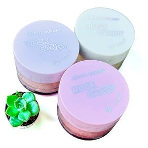 City Color Rock Candy Lip Scrub Trio - strawberry, grape, green apple NEW PC